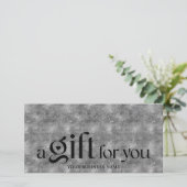 Geschenkgutschein für Silberner Urlaub (Stehend Vorderseite)