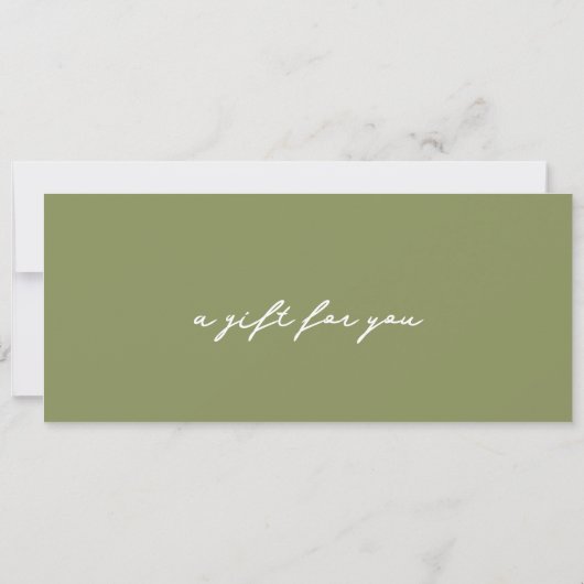 Geschenkgutschein für Tennis Einladung (Rückseite)