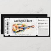 Geschenkgutschein für überraschende klassische Git Einladung (Vorne/Hinten)