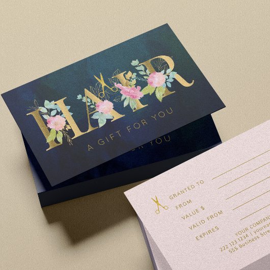 Geschenkgutschein für Vintage Friseursalon Rosa