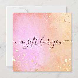 Geschenkgutschein für Wasserfarbe