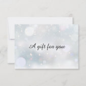 Geschenkgutschein für Weihnachtsfeiertage (Vorderseite)