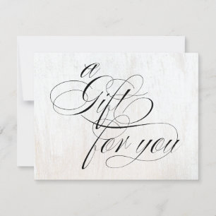 Geschenkgutschein für Weißwaschholz