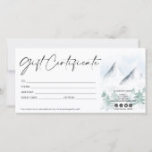 Geschenkgutschein für Winterkiefern (Vorderseite)