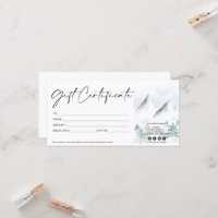 Geschenkgutschein für Winterkiefern