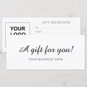 Geschenkgutschein Geschäft Kundenbindungskarte (Vorne/Hinten)