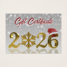 Geschenkgutschein Gold Big 2026 Neujahrsgeschenkka