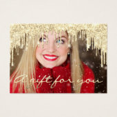 Geschenkgutschein Gold Eyelash Makeup Holidays (Vorderseite)