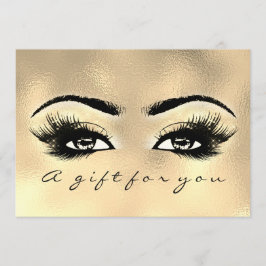 Geschenkgutschein Gold Glass Lashes Schminke