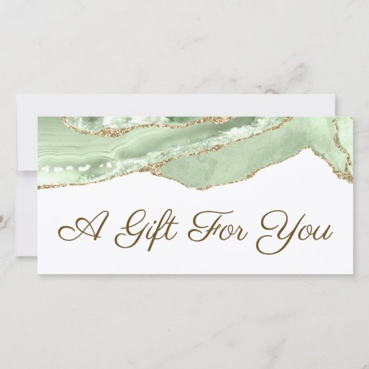 Geschenkgutschein Jade Green (Vorderseite)
