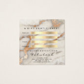 Geschenkgutschein Kupferkorallenstriche Makeup (Rückseite)