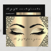 Geschenkgutschein Lash Black Diamond Schönheit Mak (Vorne/Hinten)