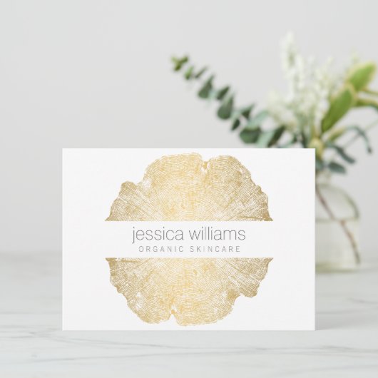 Geschenkgutschein Luxe Wood Effect (Stehend Vorderseite)