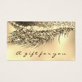 Geschenkgutschein Metallic Gold Lash Glam Makeup