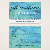 Geschenkgutschein-Mighty, 3,5" x 2,5", Standard (Vorne & Hinten)