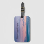 Geschenkgutschein mit Beach Foto Gepäckanhänger (Vorderseite Vertikal)