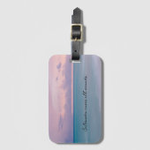 Geschenkgutschein mit Beach Foto Gepäckanhänger (Vorderseite Vertikal)