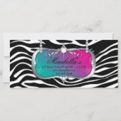 Geschenkgutschein Mode Salon Juwelier Blau Pink (Vorderseite)