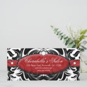 Geschenkgutschein Mode Salon Juwelier Damask (Stehend Vorderseite)