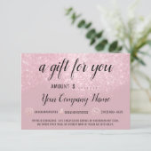 Geschenkgutschein Modernes Soziales Powder-Logo (Stehend Vorderseite)