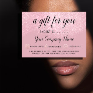 Geschenkgutschein Modernes Soziales Powder-Logo