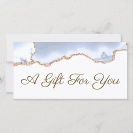 Geschenkgutschein pastellblau