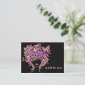 Geschenkgutschein Rabattkarte (Stehend Vorderseite)