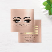 Geschenkgutschein Rosa Rose Blush Lashes Makeup (Schreibtisch)