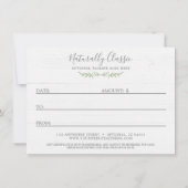 Geschenkgutschein Rustikales Holz und botanisches  (Rückseite)