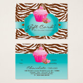 Geschenkgutschein Schokolade Kuchen (Vorne & Hinten)