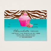 Geschenkgutschein Schokolade Kuchen (Rückseite)