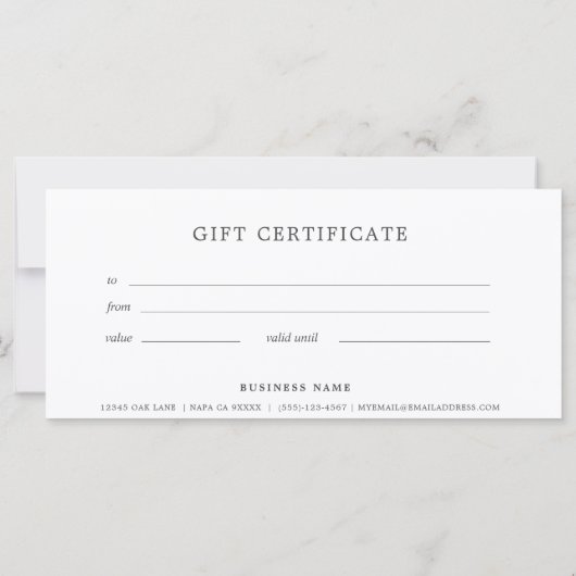 Geschenkgutschein Schwarzer Glitzer ombre (Rückseite)