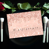 Geschenkgutschein Tropfen Rose Gold Umschlag Einladung