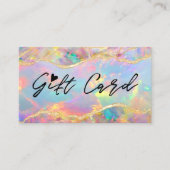 Geschenkgutschein Visitenkarte (Vorderseite)