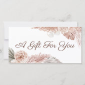 Geschenkgutschein von Boho Rose (Vorderseite)