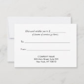 Geschenkgutschein von Boho Wildblume (Rückseite)