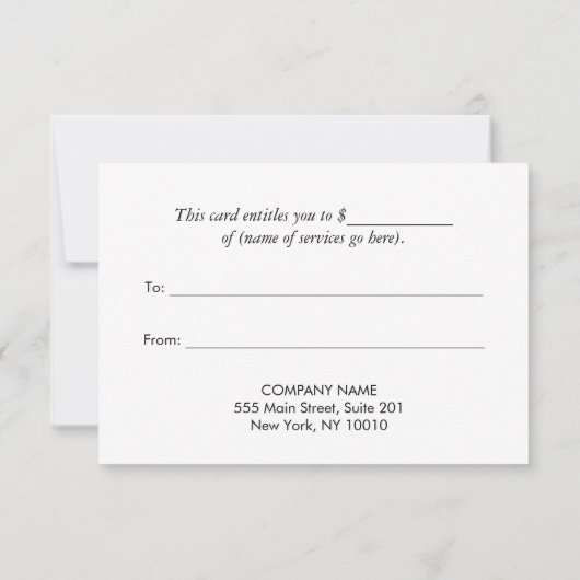 Geschenkgutschein von Boho Wildblume (Rückseite)