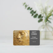 Geschenkgutschein von Molten Dreams Visitenkarte (Stehend Vorderseite)