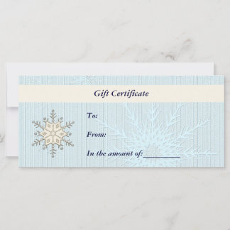 Geschenkgutschein-Weihnachts-Business-Rackkarte