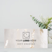 Geschenkgutschein/Zertifikat für klassische modern (Stehend Vorderseite)