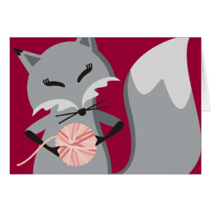 Geschenkgutscheine aus Stricknadeln für den Farbf