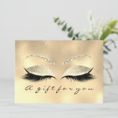 Geschenkgutscheine Champaigne Lash Schönheitspfleg (Stehend Vorderseite)