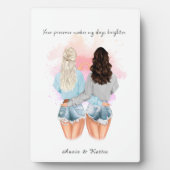 Geschenkgutscheine Freundschaft, Personalisierte B Fotoplatte (Vorderseite)