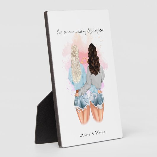 Geschenkgutscheine Freundschaft, Personalisierte B Fotoplatte (Seite)