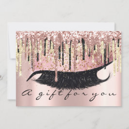 Geschenkgutscheine Friseur Makeup Lash Gold VIP Einladung