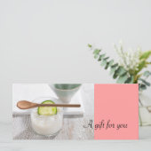 Geschenkgutscheine für Ästhetiker oder Wellness-Ce (Stehend Vorderseite)