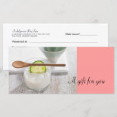 Geschenkgutscheine für Ästhetiker oder Wellness-Ce (Vorne/Hinten)