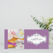Geschenkgutscheine für Bäckereien oder Cupcake (Stehend Vorderseite)