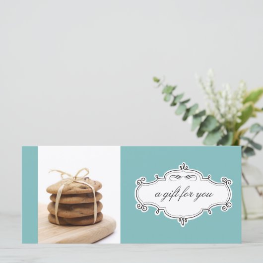 Geschenkgutscheine für Bäckereien oder Kochgeschen (Stehend Vorderseite)
