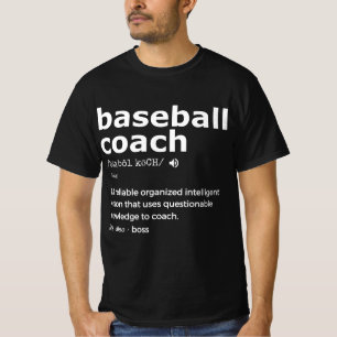 Geschenkgutscheine für Baseballtrainer T-Shirt